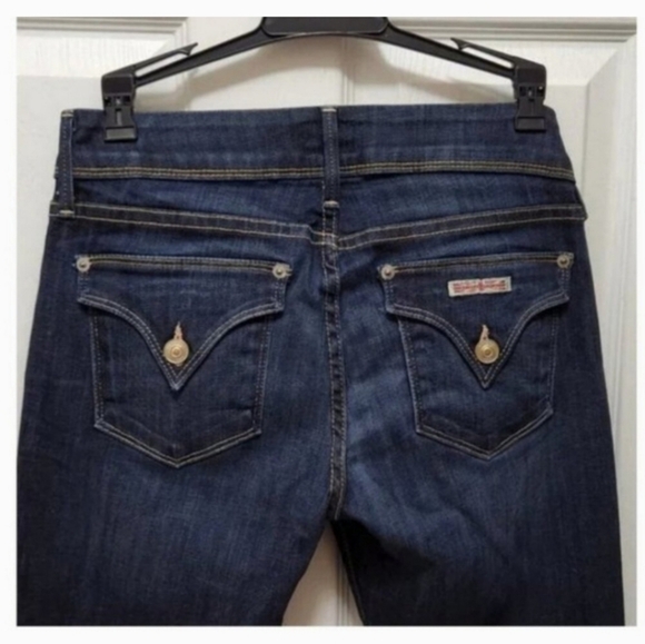 Hudson Signature Bootcut Low-rise Dark Wash Double button Womens SZ 27 - Picture 1 of 6
